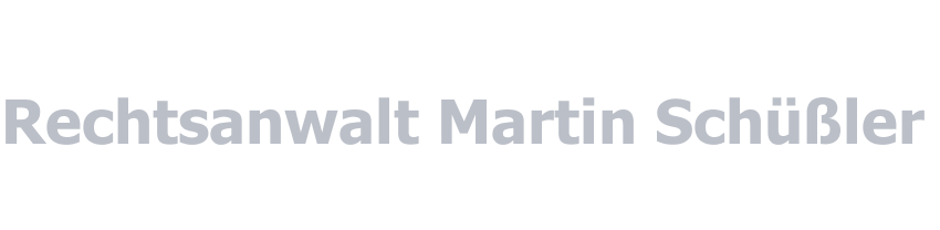 Rechtsanwalt Martin Sch&uuml;&szlig;ler